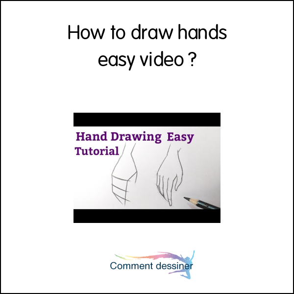 How to draw hands easy video